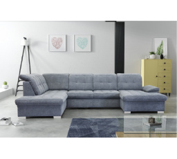 Rohová sedacia súprava v tvare U NICOLE, pravá, Alfa19