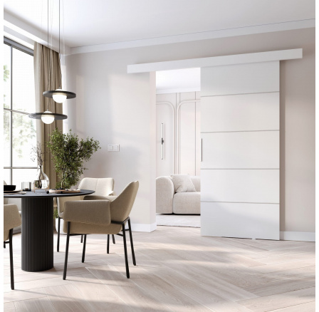 Posuvné dvere STANDART B90, biele