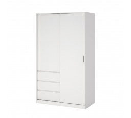 Šatní skriňa Simplicity 146, biela