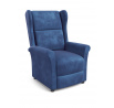 Polohovacie kreslo AGUSTIN 2, modrá