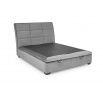 Posteľ s úložným priestorom CONTINENTAL 2, Sivý Velvet