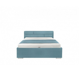 Čalúnená posteľ KATE FUTON 140x200, modrá