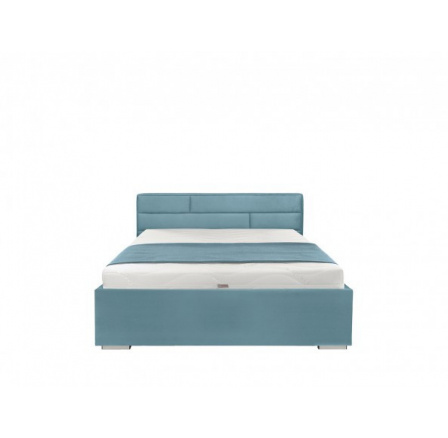 Čalúnená posteľ KATE FUTON 140x200, modrá