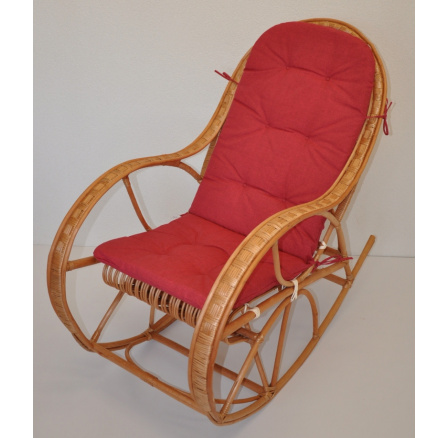 Hojdacie kreslo Bujak - čalúnenie burgundy melier Hojdacie kreslo Bujak - čalúnenie burgundy melier