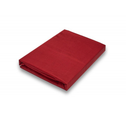 Napínacie saténové prestieradlo vínové 120x200