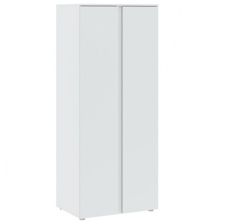 Šatní skriňa BASIC PLUS 2D, Biela