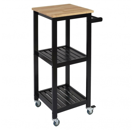 Skrinka/ vozík Bish čierny