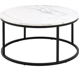 Konferenčný stolík Spiro biely/čierny