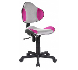QZY-G2B Otočná stolička ružovo/sivá FB9-FX