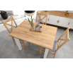 Stôl dub zlatý craft/biely 70x100 MONTE
