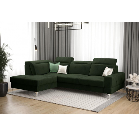 Rohová sedacia súprava MALIBU MINI 180X250 - zelená, ľavá Rohová sedacia súprava MALIBU MINI 180X250 - zelená, ľavá