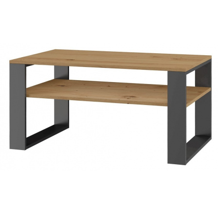 Konferenčný stolík SAVA 1, Dub artisan/Dub antracit