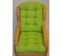 Vankúš pre ratanové kreslo - svetlozelená látka