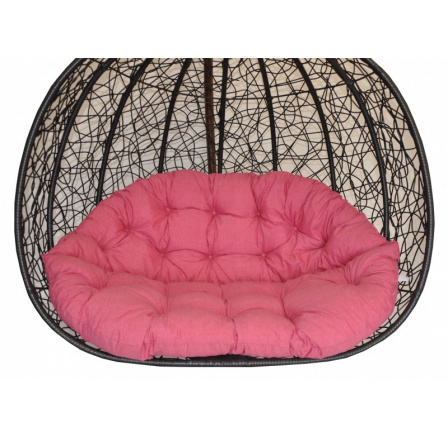 Vankúš pre dvojitú hojdačku - látka malinovo modrá