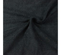 Froté prestieradlo čierne 200x200