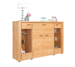 Komoda vysoká s barom NATURA