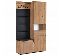 Súprava do Predsiene MODENA 120 cm Dub Artisan/Grafit