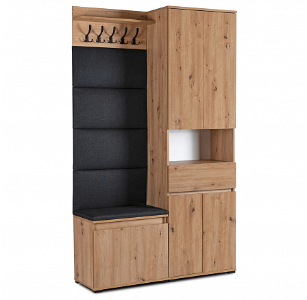 Súprava do Predsiene MODENA 120 cm Dub Artisan/Grafit