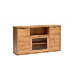 Komoda Fonti F4 bez nožičiek Dub karamel