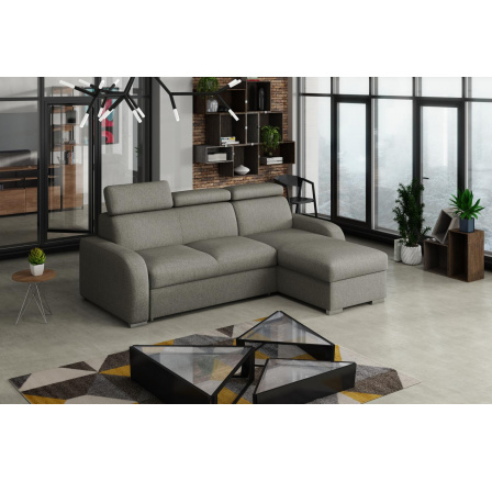 Rohová sedacia súprava Norway UNI 2F-OTO sivá