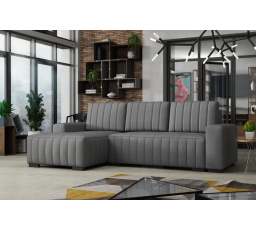 Rohová sedacia súprava Hakim L - falcone21/svetlo šedá