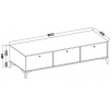 TV komoda Tomila 303/1, eukalyptus