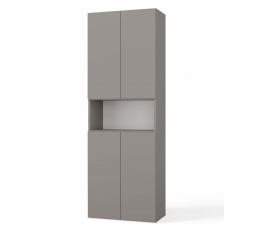 Kúpeľňová skrinka Noeli 3DK1K, sivá