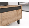 TV komoda NORD, dub wotan/antracit