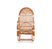 Prútené hojdacie kreslo ROCCO, prírodné