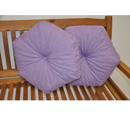 Vankúš hviezda fialová sada 2 kusy