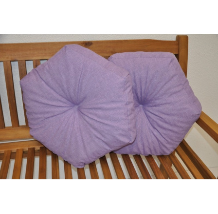 Vankúš hviezda fialová sada 2 kusy