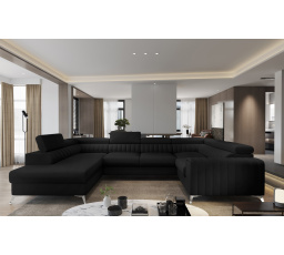 Rohová sedacia súprava v tvare U LOUIS, Softis 11 Ľavá