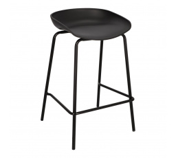 Barová stolička Grego čierna 65 cm