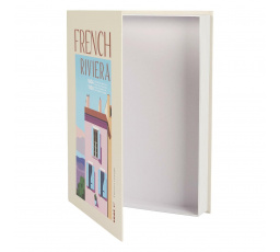 Krabička kniha French biela