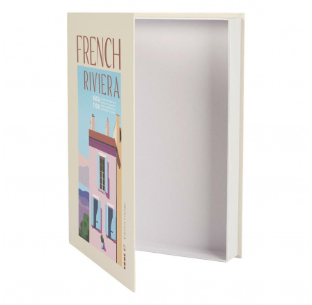 Krabička kniha French biela