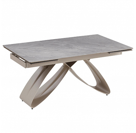 Stôl LUIGI Keramický Rozkladací 160-240 cm Sivý Mramor/Kašmír