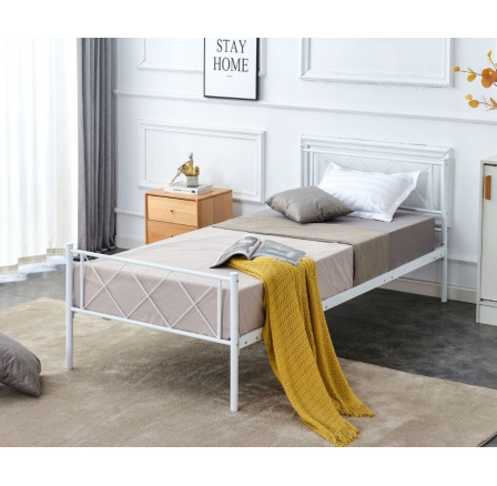 Posteľ Bart 200x90 JG Biela Posteľ Bart 200x90 JG Biela