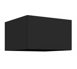 Horná skrinka SIENA - 60 NAGU-36 1F, Čierna mat/Čierna mat