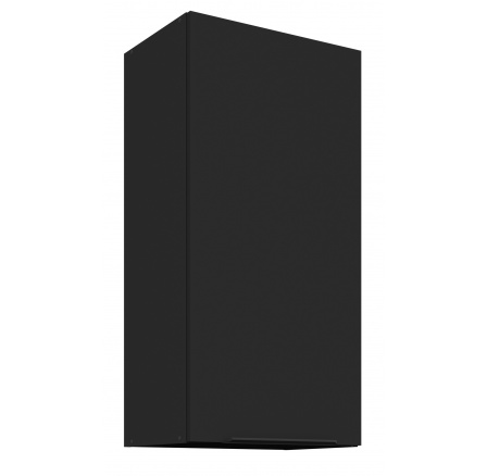 Horná skrinka SIENA - 45 G-90 1F, Čierna mat/Čierna mat