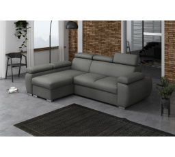 Rohová sedacia súprava Bodie ľavá sivá
