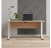 Písací stôl OFFICE 80400/71, Dub sonoma/Biela