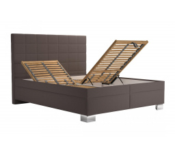 Posteľ Villy 160x200, hnedá