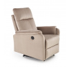Elektricky polohovateľné kreslo CROCUS, Béžový Bluvel 40