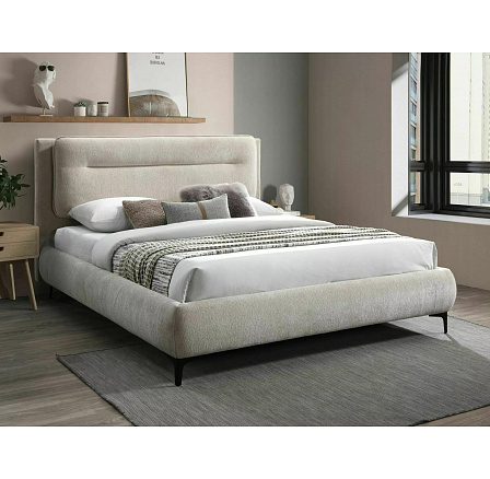 Posteľ NIKOZJA RAVEN 160x200 cm, Tmavo béžová 28 Posteľ NIKOZJA RAVEN 160x200 cm, Tmavo béžová 28