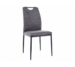 Jedálenská stolička RIP BREGO, Tmavosivá 18/Čierna