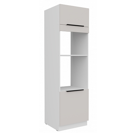 Kuchyňská skříň COMBO - 60 DPM-210 2F, Bílá/Kašmír Kuchyňská skříň COMBO - 60 DPM-210 2F, Bílá/Kašmír