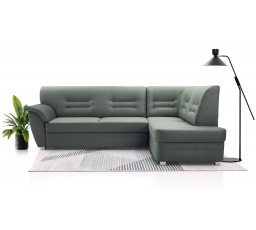 Rohová sedacia súprava P Dornia šedo/zelená