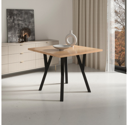 Stôl RODOS 84 Craft Gold+Black