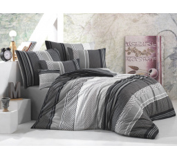 Obliečky francúzske bavlna 200x200,70x90 Sorento black