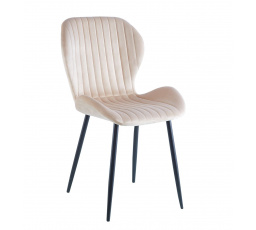 Stolička velvet béžová K1-FX